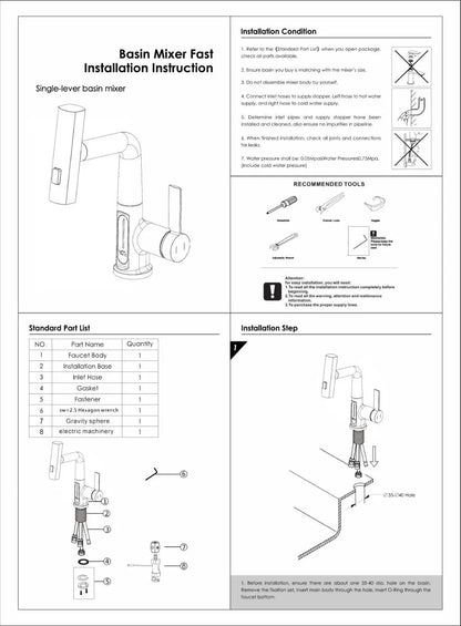 GeoAtón LuxeTouch Sensor Kitchen Tap